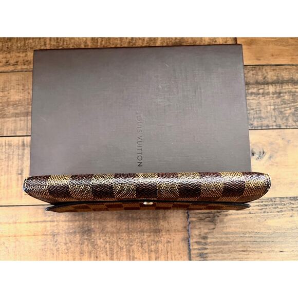 Louis Vuitton Damier Ebene Wallet Long Wallet With COA and Box Included - Picture 5 of 16